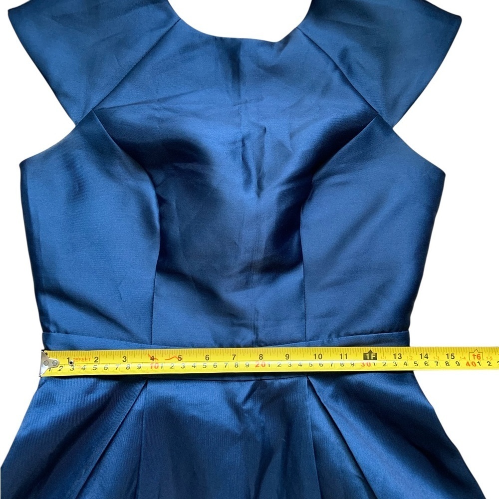 Chi Chi London Navy Floral High Low Dress - Small - Picture 13 of 15
